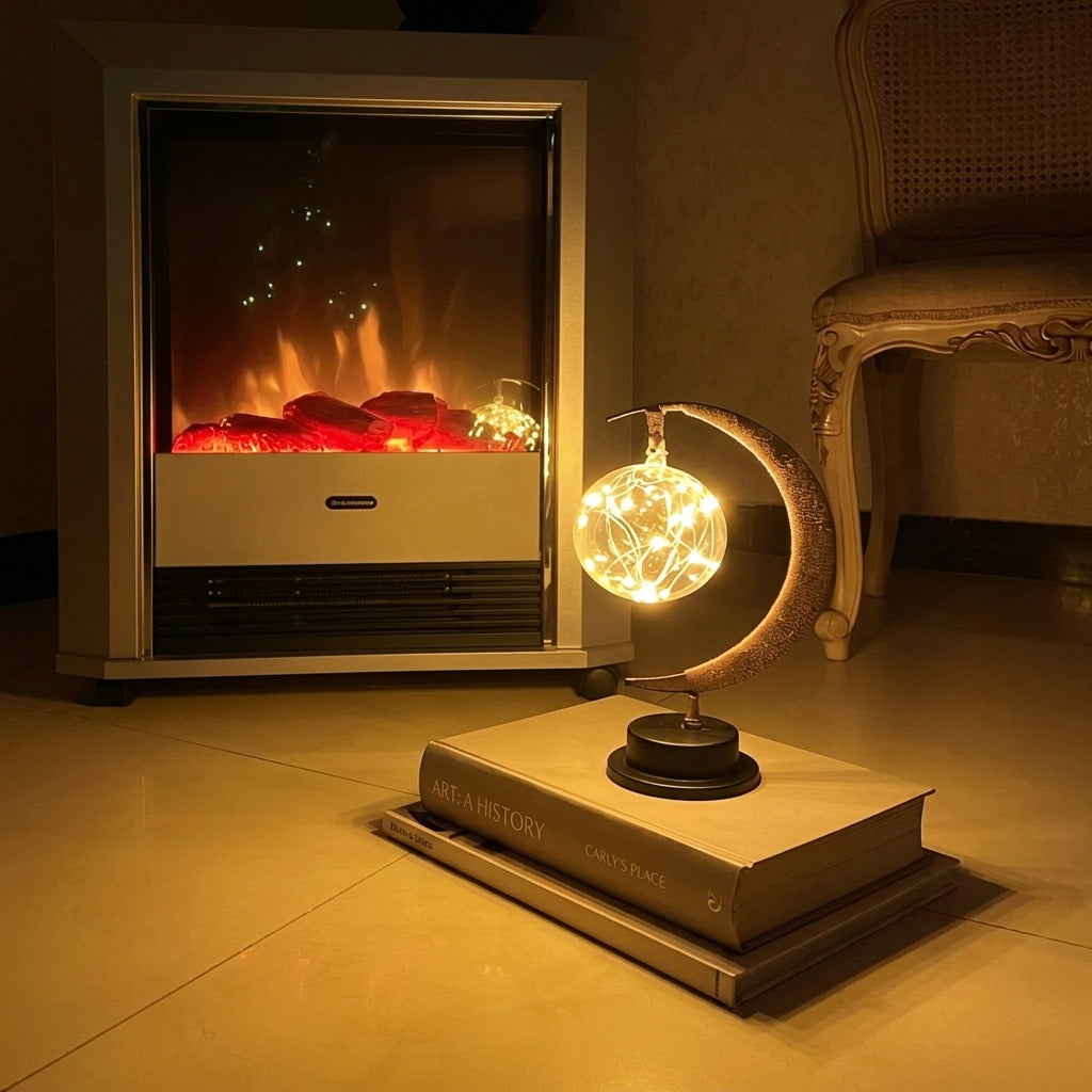 3D Lunar Moon Lamp Enchanting LED Night Light for Bedroom