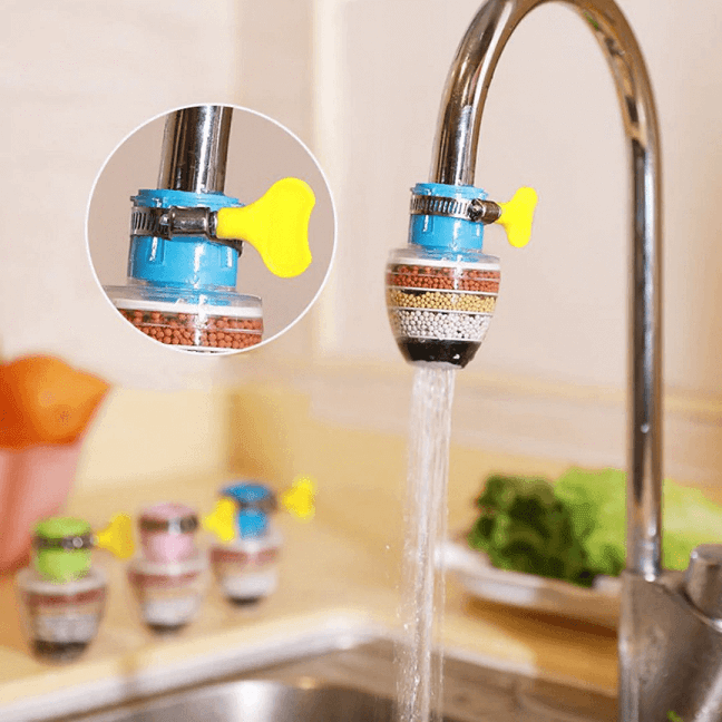 Home Kitchen Faucet Tap Water Clean Purifier Filter(Pack of 2)