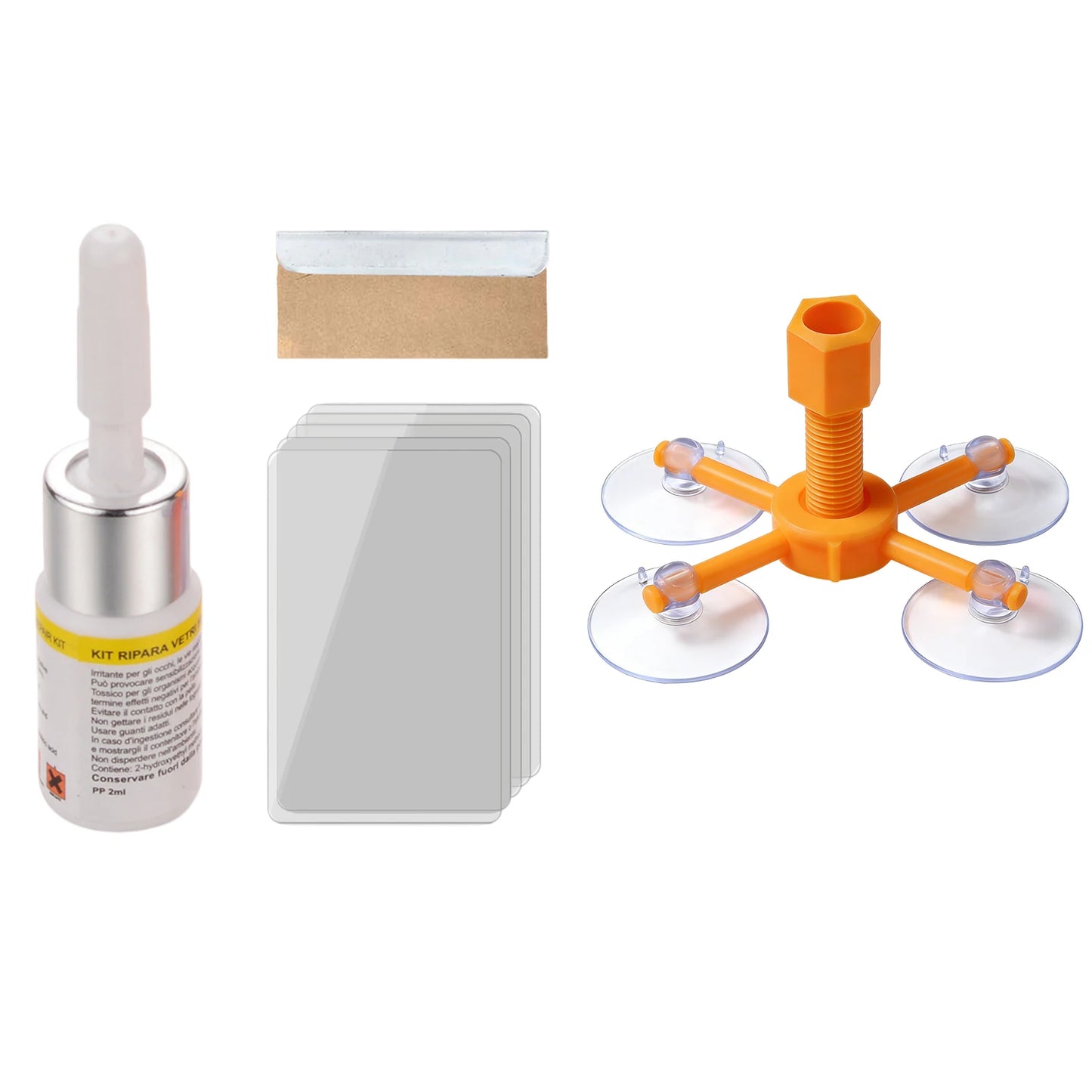 Windshield Crack Repair Kit with Quick Curing Formula | DIY Solution for Clear Glass Restoration 9