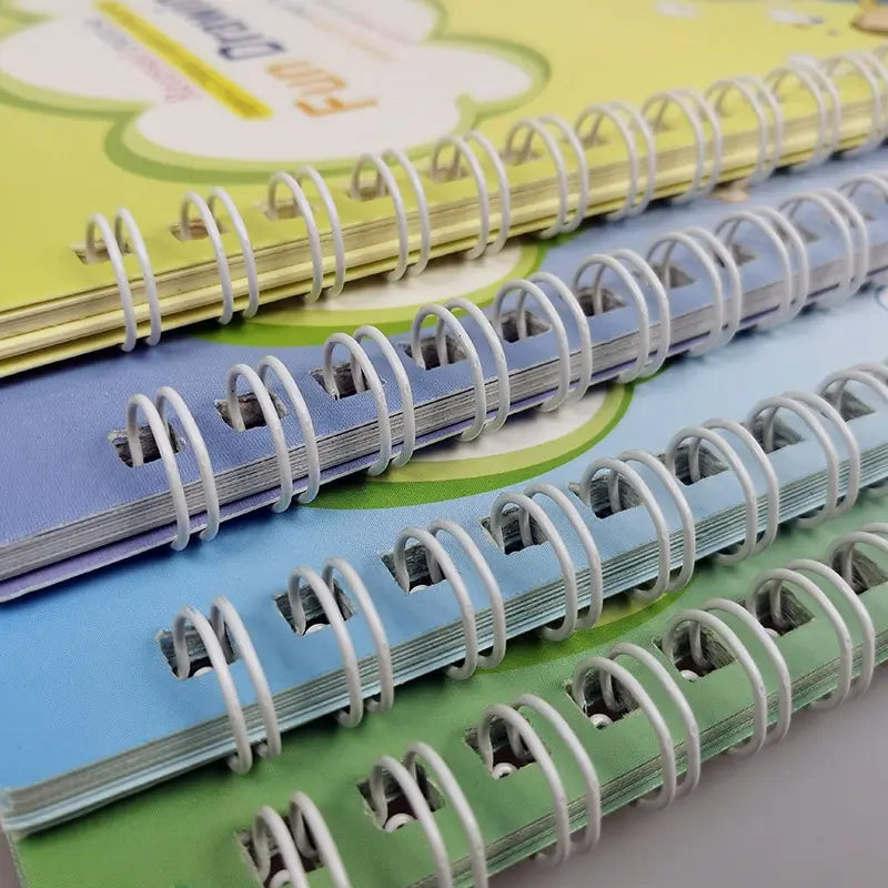 Sank Magic Practice Copybook (4 BOOKS,1 PEN,1 GRIP,10 REFILL)