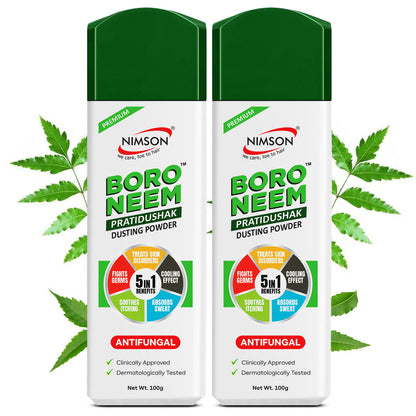 Boro Neem Premium Anti Fungal Powder (Pack Of 2)