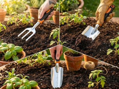 3-Piece Heavy Duty Garden Tool Set | Rust-Proof Aluminum Hand Tools