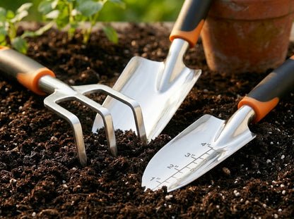 3-Piece Heavy Duty Garden Tool Set | Rust-Proof Aluminum Hand Tools