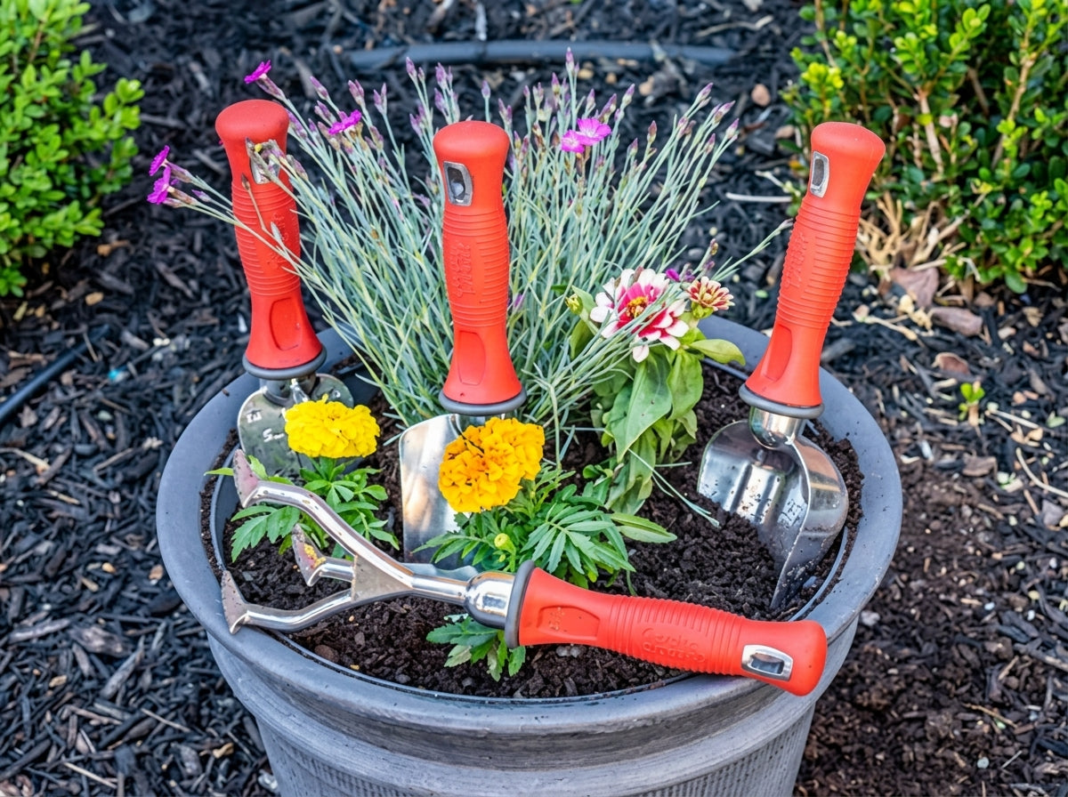3-Piece Heavy Duty Garden Tool Set | Rust-Proof Aluminum Hand Tools