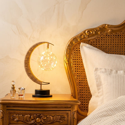 3D Lunar Moon Lamp  Enchanting LED Night Light for Bedroom