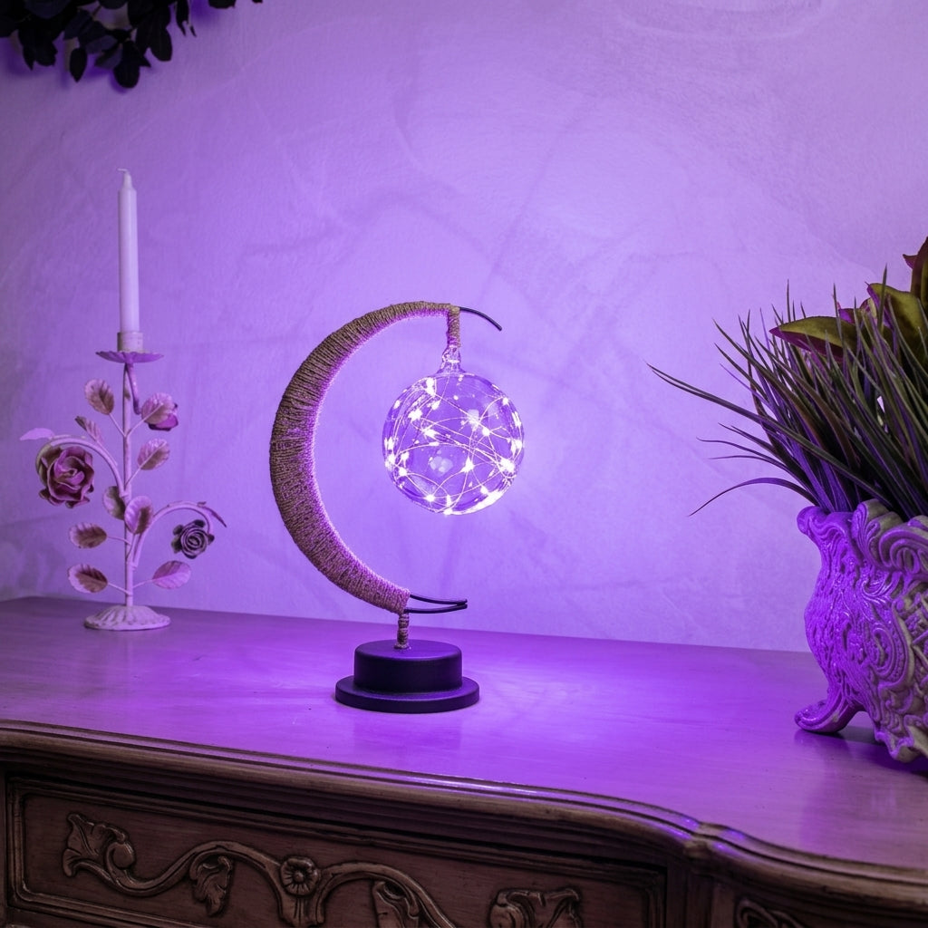 3D Lunar Moon Lamp  Enchanting LED Night Light for Bedroom