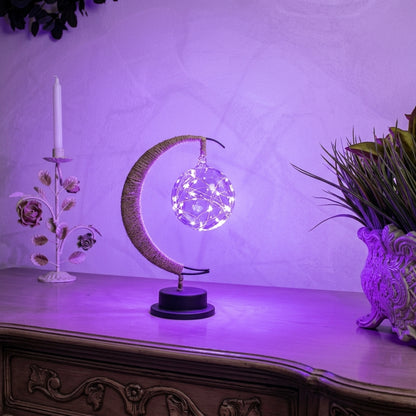 3D Lunar Moon Lamp  Enchanting LED Night Light for Bedroom