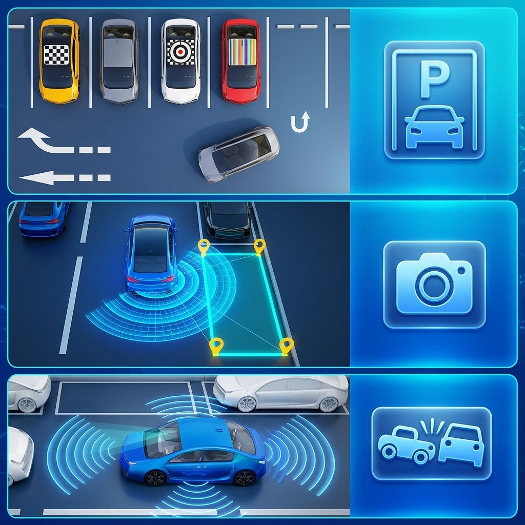 4-Channel 360° WiFi Dash Cam | 1080P Car DVR & Parking Monitor