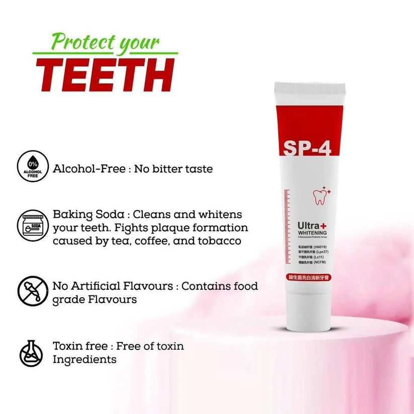 SP-4 Ultra+ Whitening Tootpaste ( Pack Of 2 )