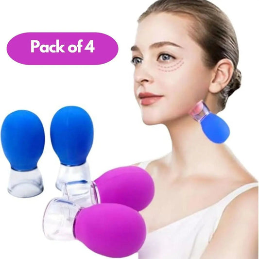 Vacuum Pressure Massage Cup (Pack of 4)