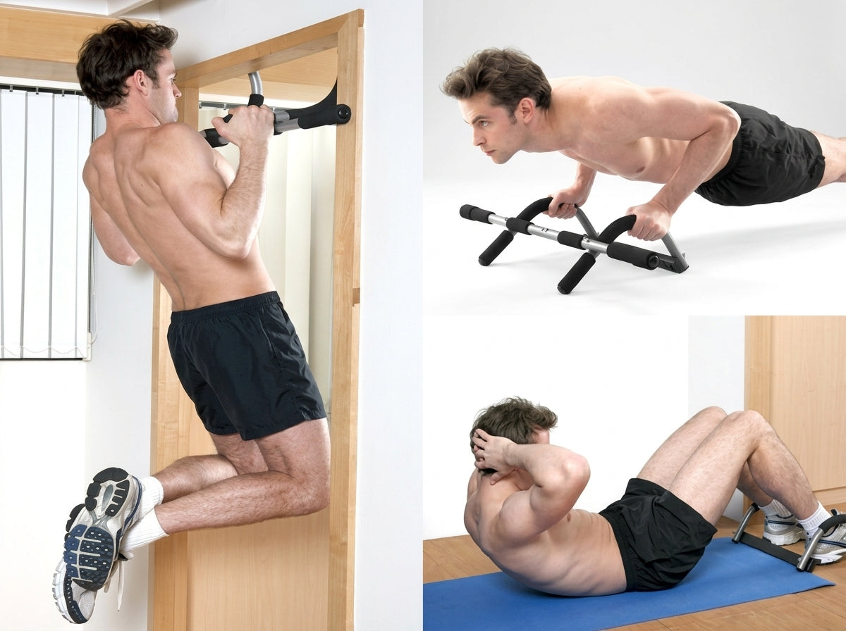 Adjustable Doorway Pull Up Bar | Home Gym Chin Up Fitness Equipment