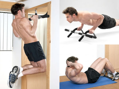 Adjustable Doorway Pull Up Bar | Home Gym Chin Up Fitness Equipment