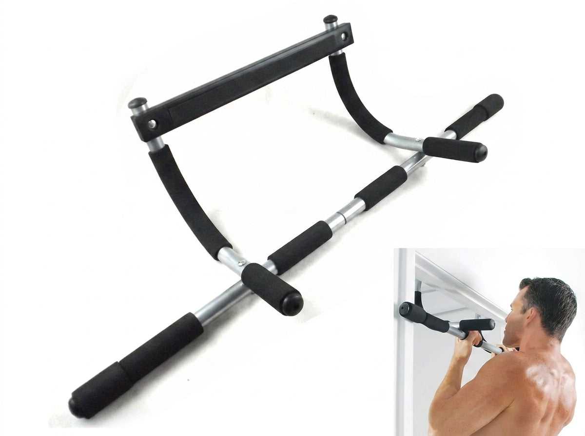 Adjustable Doorway Pull Up Bar | Home Gym Chin Up Fitness Equipment