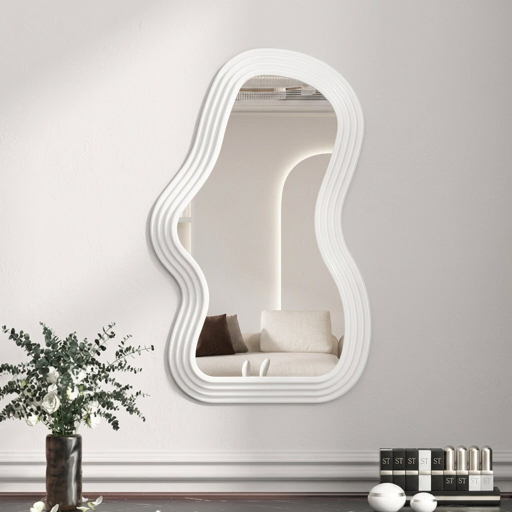 Aesthetic Cloud Shape Decorative Wall Mirror | Modern Room Decor