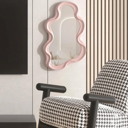 Aesthetic Cloud Shape Decorative Wall Mirror | Modern Room Decor