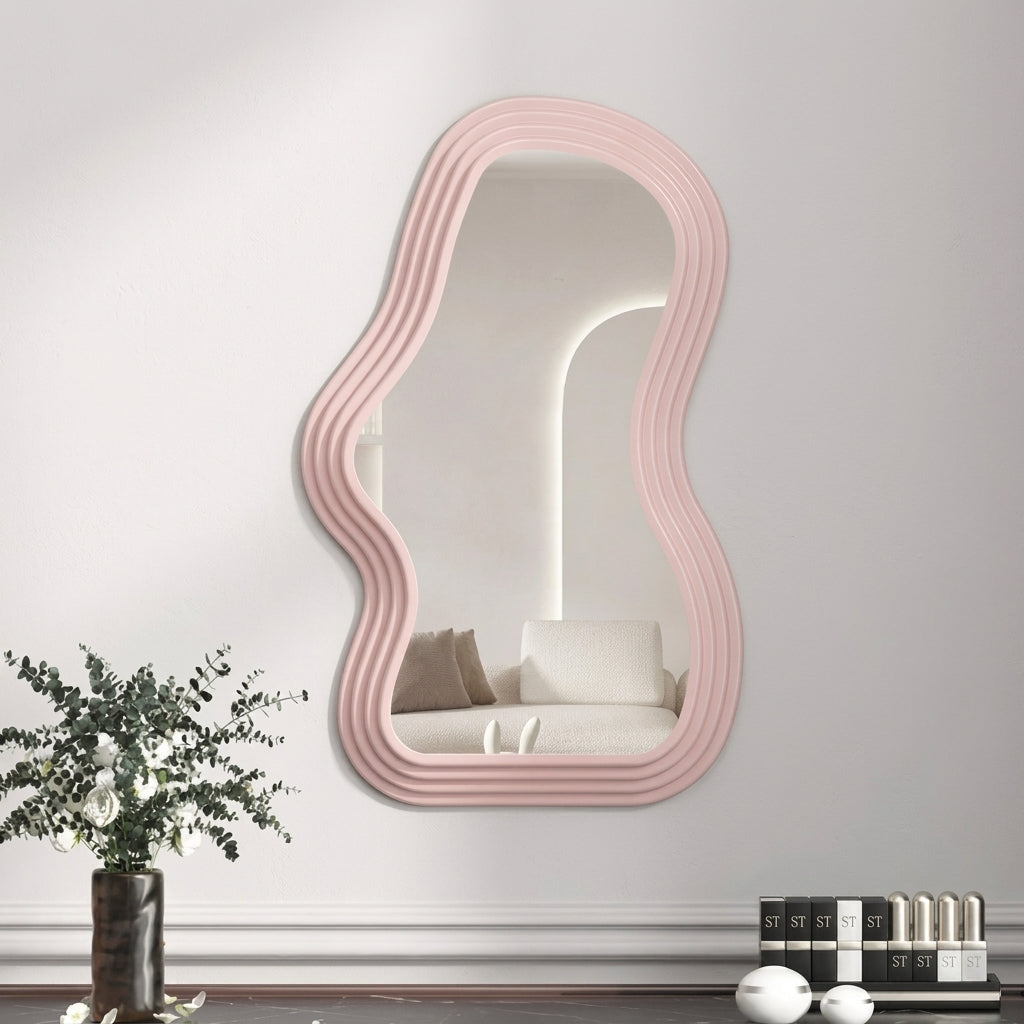 Aesthetic Cloud Shape Decorative Wall Mirror | Modern Room Decor