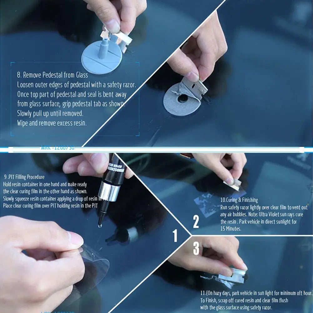 Auto Repair Kit | Windshield Crack Repair Kit with Easy Application | DIY Solution for Clear Visibility 4