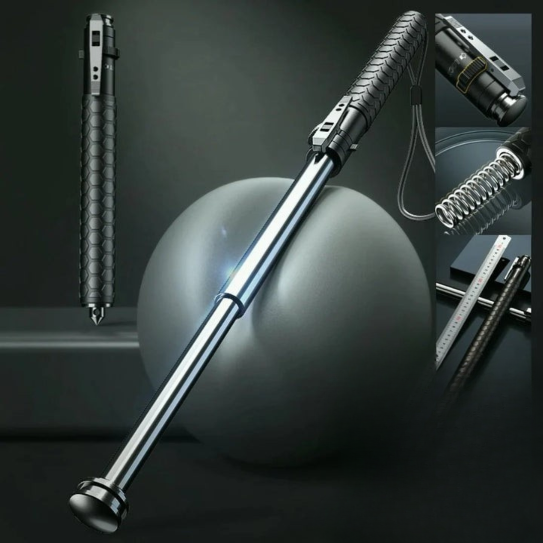 Automatic Self Defense Walking Stick for Hiking and Urban Safety 1