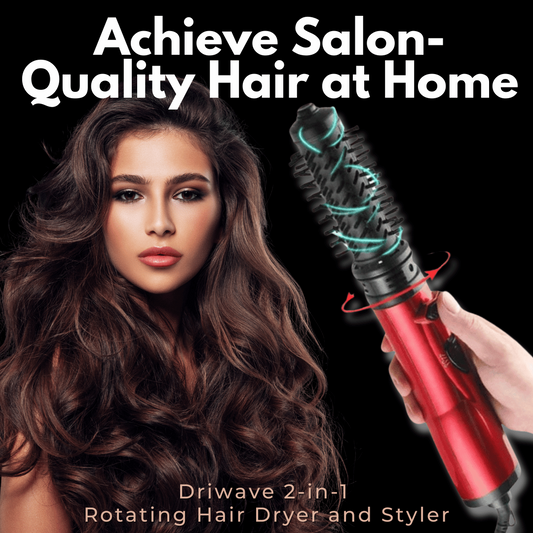 BowLift | 3-in-1 Rotating Hair Dryer and Styler with Adjustable Temperature for Effortless Curls and Waves 1