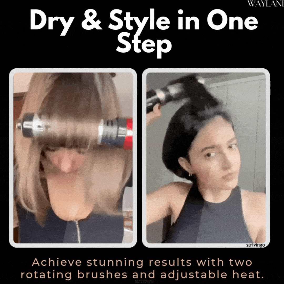 BowLift | 3-in-1 Rotating Hair Dryer and Styler with Adjustable Temperature for Effortless Curls and Waves 2