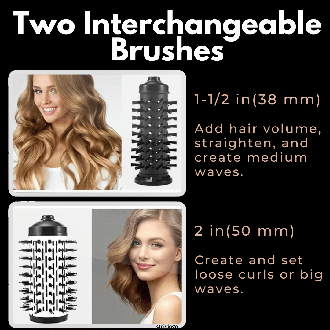 BowLift | 3-in-1 Rotating Hair Dryer and Styler with Adjustable Temperature for Effortless Curls and Waves 3