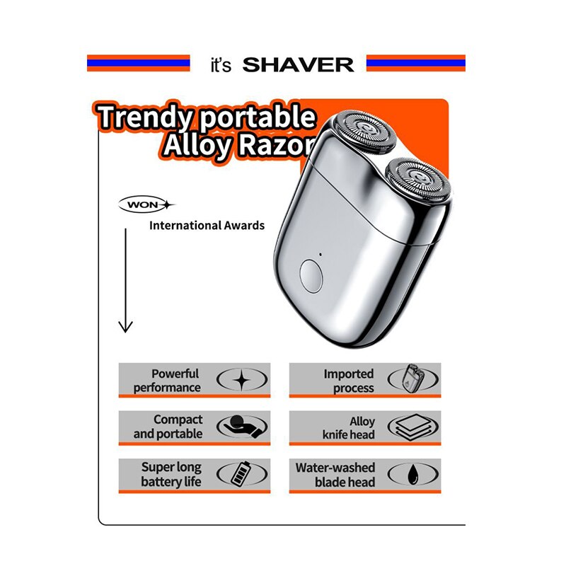 BowLift | Mini Magnetic Men's Electric Shaver 4