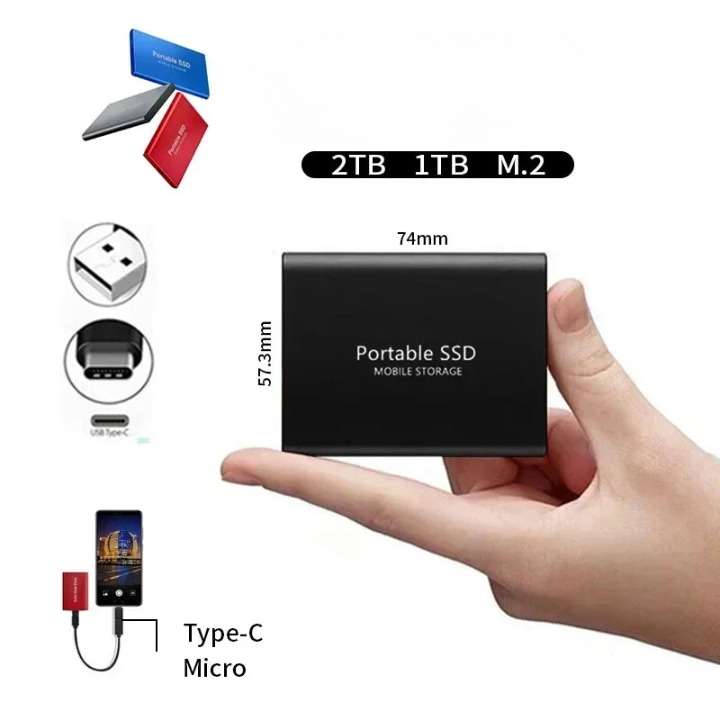 BowLift | Portable SSD 128GB Hard Drive External Storage Compact Fast Best Quality 1