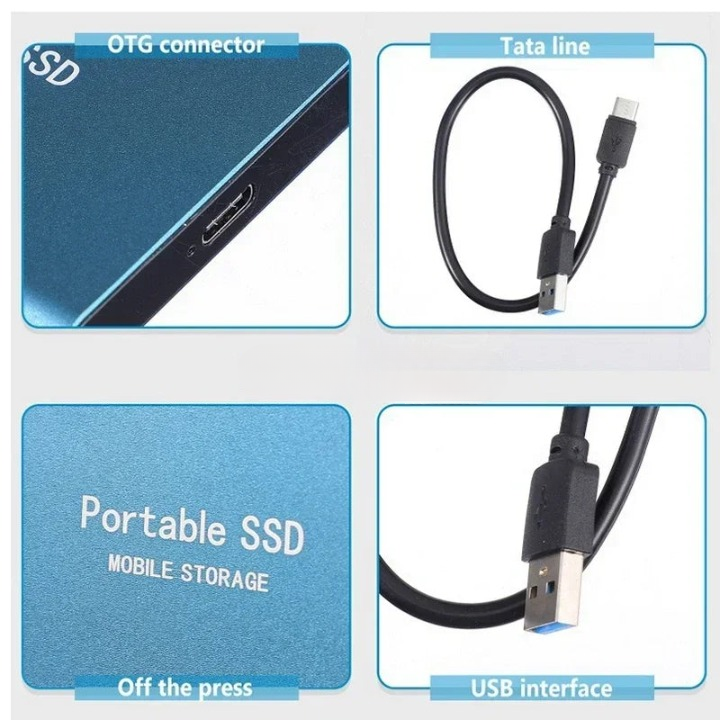 BowLift | Portable SSD 128GB Hard Drive External Storage Compact Fast Best Quality 4
