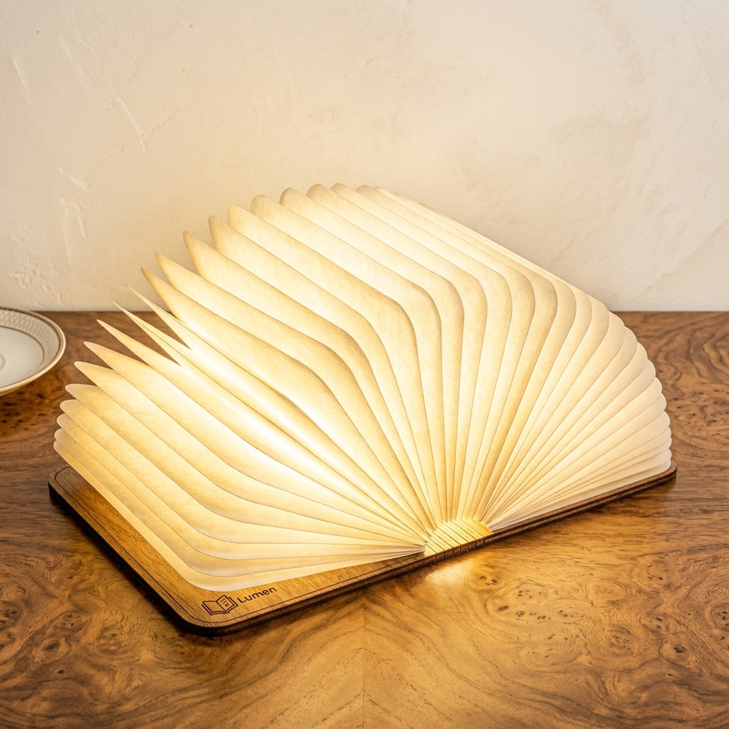 Creative LED Folding Book Light Lamp  Unique Gift for Book Lovers