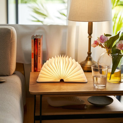 Creative LED Folding Book Light Lamp  Unique Gift for Book Lovers