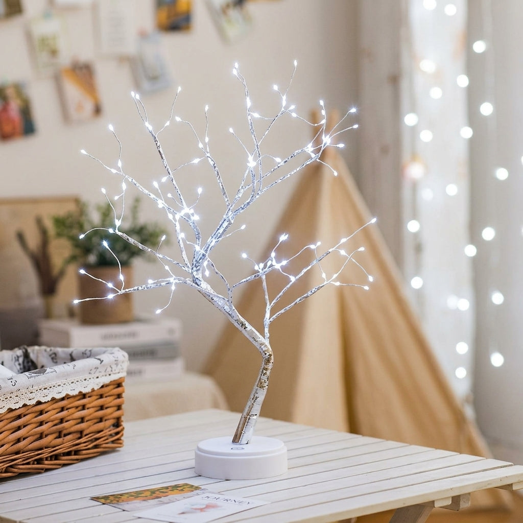 Fairy Light Spirit Tree Sparkly Night Light | Aesthetic Room Decor Lamp