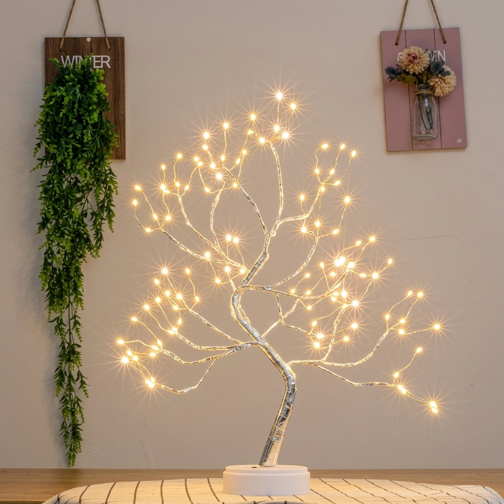 Fairy Light Spirit Tree Sparkly Night Light | Aesthetic Room Decor Lamp