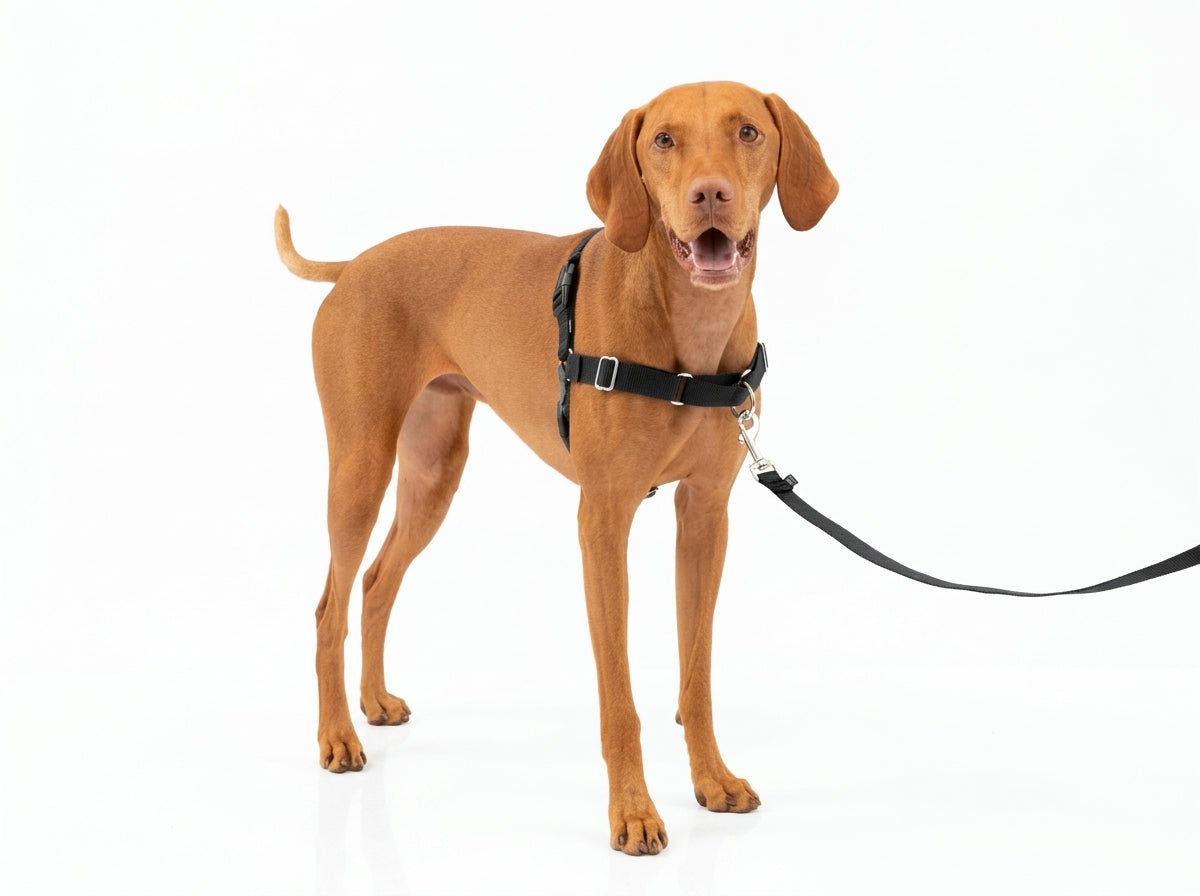Heavy-Duty Large Dog Harness & Leash | Anti-Escape Nylon Chest Strap