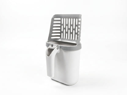 Integrated Cat Litter Scoop with Waste Bin & Refill Bags