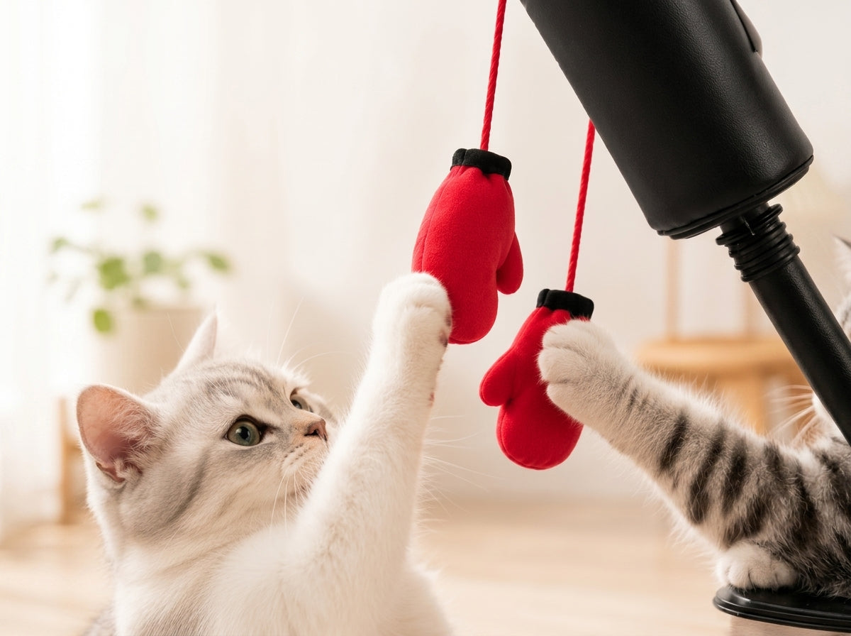Interactive Cat Boxing Toy | Multifunctional Pet Entertainment Game