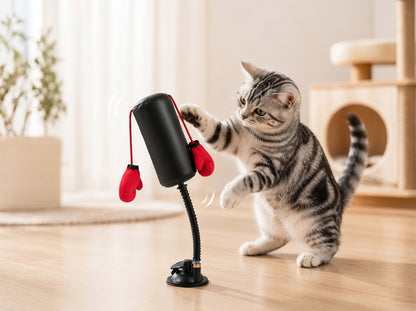Interactive Cat Boxing Toy | Multifunctional Pet Entertainment Game
