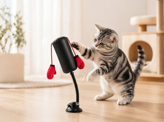 Interactive Cat Boxing Toy | Multifunctional Pet Entertainment Game