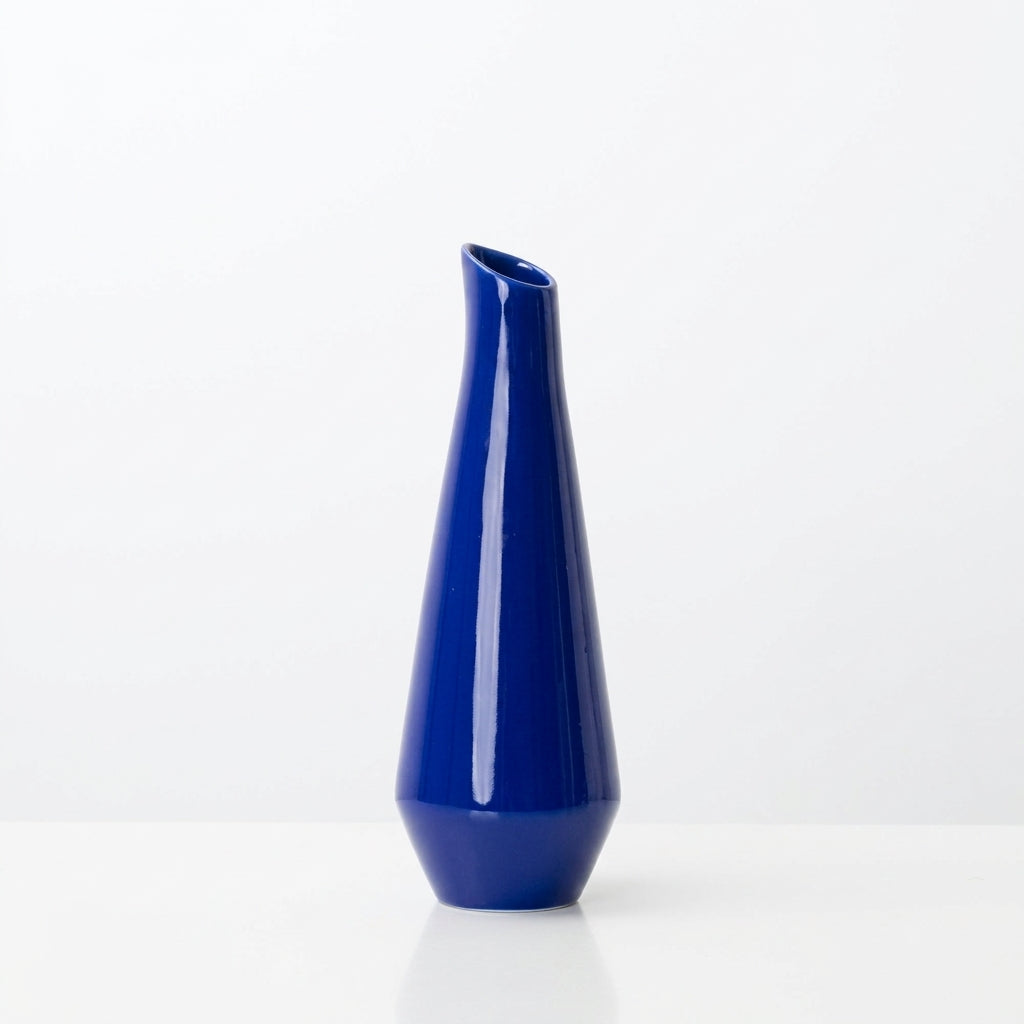 Modern Bright Colored Porcelain Vase  Vibrant Aesthetic Centerpiece