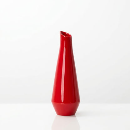 Modern Bright Colored Porcelain Vase  Vibrant Aesthetic Centerpiece