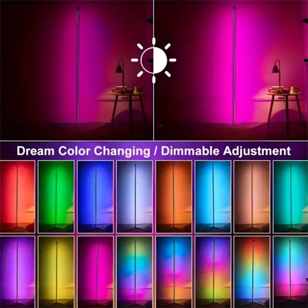 Modern RGB Floor Lamp with Music Sync & 16 Million Colors | Stylish Standing Lamp for Enhanced Ambiance 5