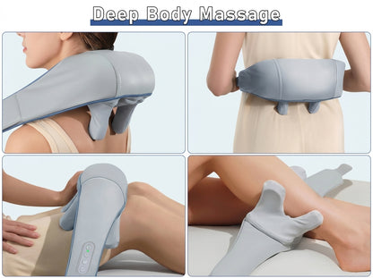 Multifunctional Shiatsu Neck & Shoulder Massager | Electric Massage Shawl