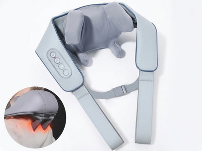 Multifunctional Shiatsu Neck & Shoulder Massager | Electric Massage Shawl