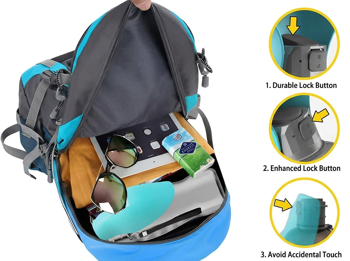 Portable Dog Water Bottle & Bowl | Leak-Proof Pet Travel Dispenser
