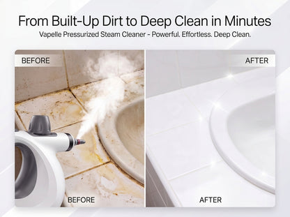 Pressurized Handheld Steam Cleaner | Portable Multi-Surface Steamer