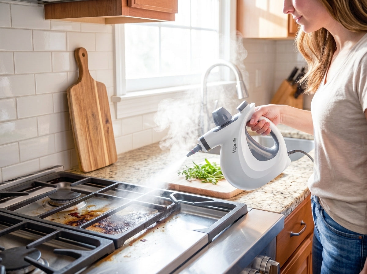 Pressurized Handheld Steam Cleaner | Portable Multi-Surface Steamer