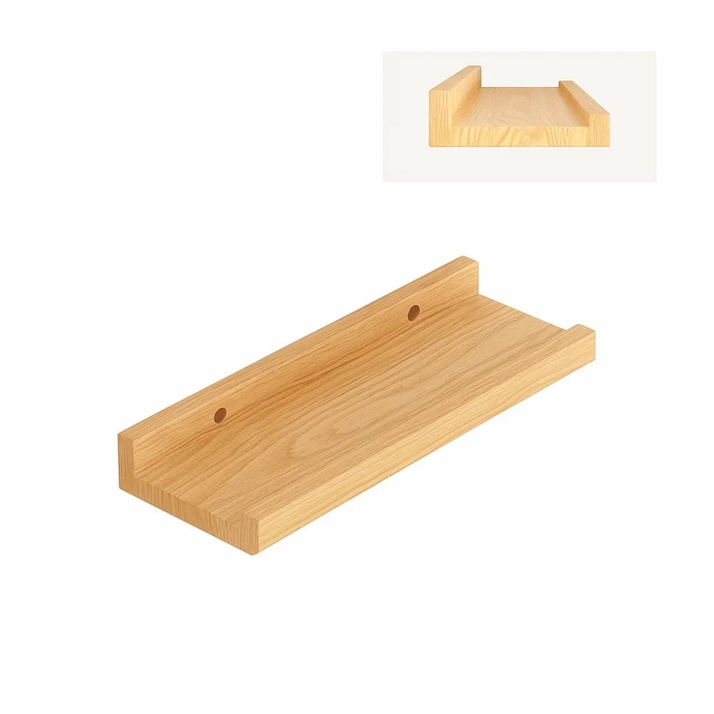 Rustic Wooden Floating Shelf | Minimalist Design for Stylish Storage | Versatile Wall Shelves for Home Decor 6