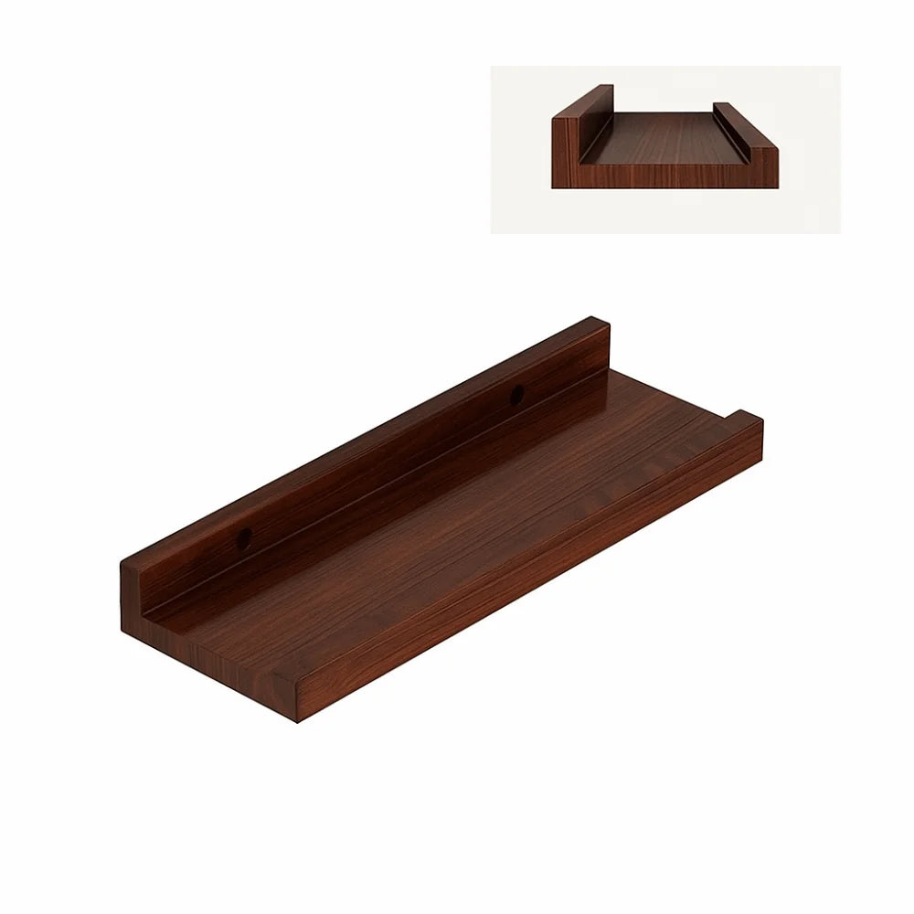 Rustic Wooden Floating Shelf | Minimalist Design for Stylish Storage | Versatile Wall Shelves for Home Decor 7