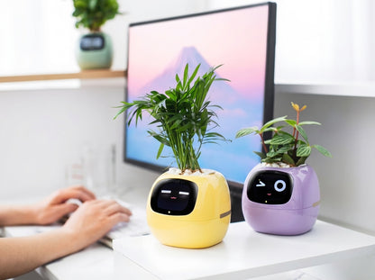 Tuya Smart Pet Planter Robot  Interactive Plant Companion & Display