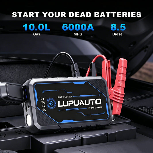 Ultimate Power Bank | Portable Jump Starter with Air Compressor & LED Light | Reliable Battery Booster for Petrol & Diesel Vehicles 1