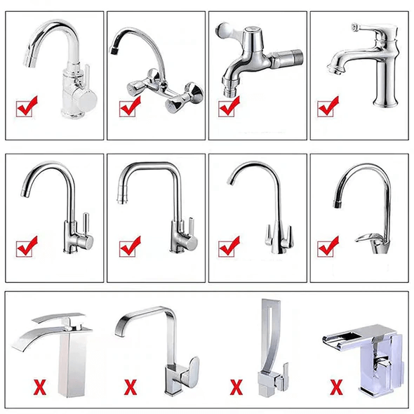Home Kitchen Faucet Tap Water Clean Purifier Filter(Pack of 2)